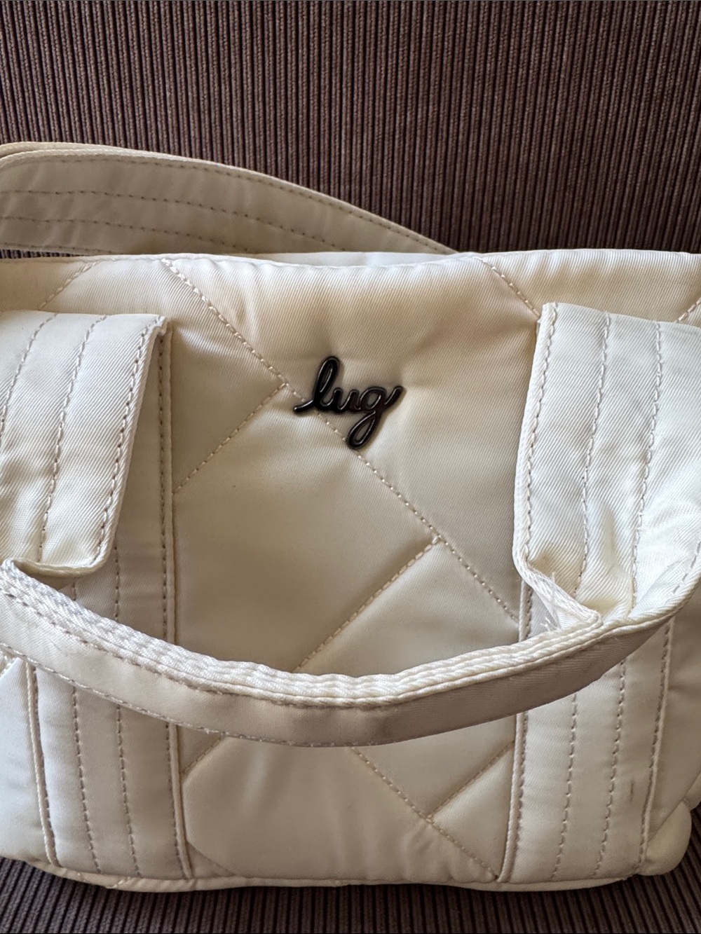 lug Dory Mini Cream Crossbody Tote - Picture 2 of 9
